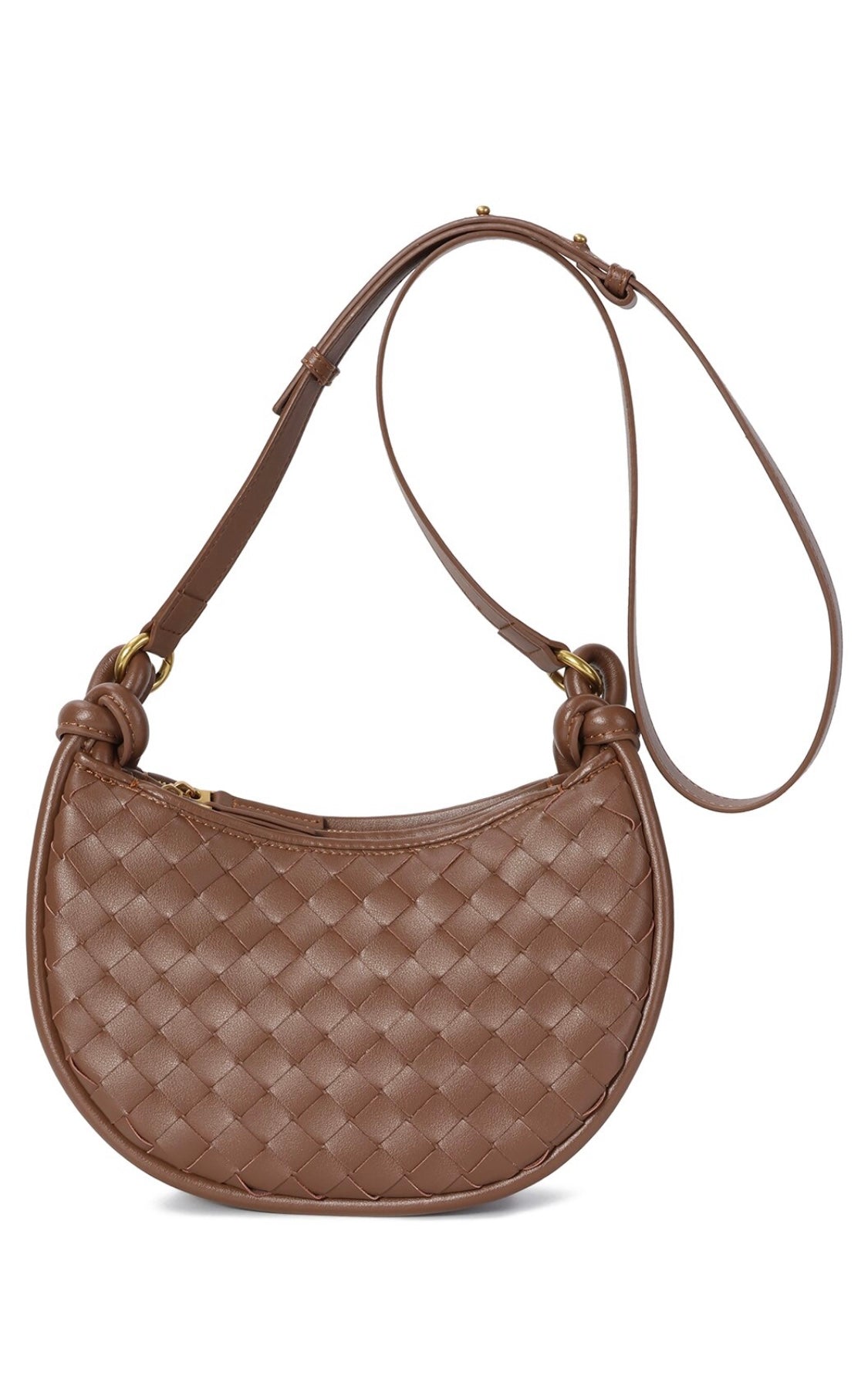 Hand Woven leather messenger