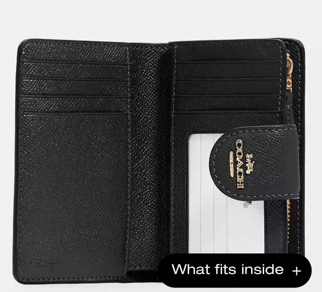 Medium Corner Zip Wallet In Signature Canvas Orta boy cüzdan RENKLER➡️