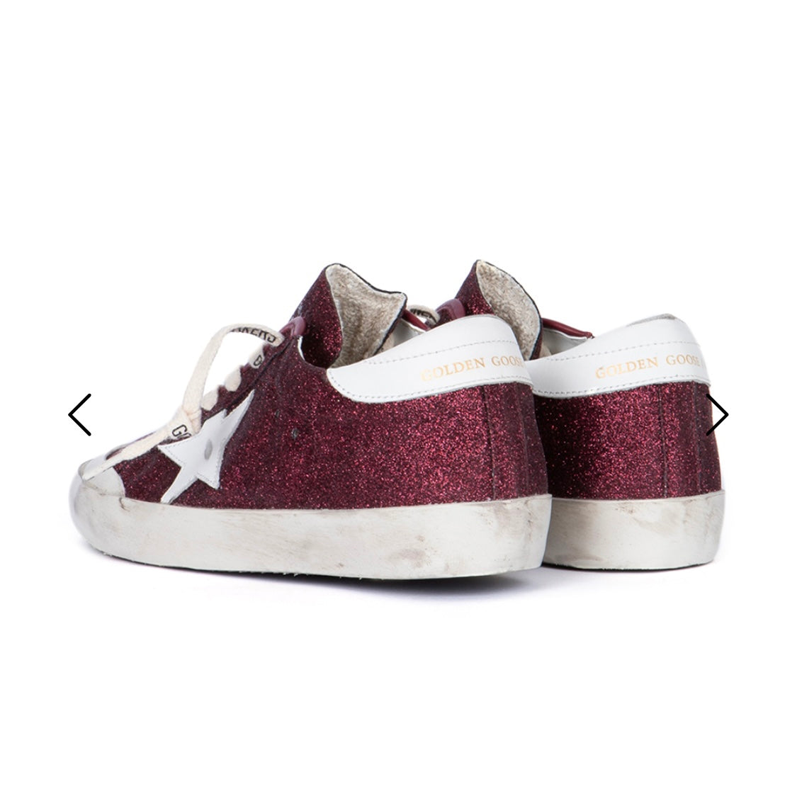 GOLDEN GOOSE
BORDEAUX GLITTER SUPER-STAR
