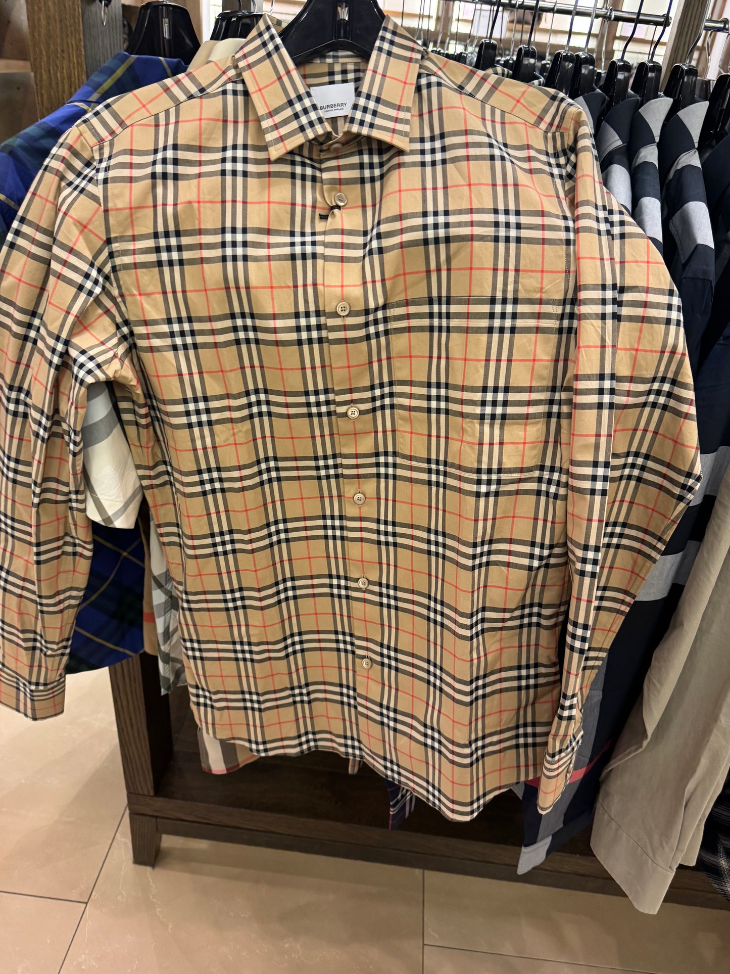 Erkek burberry gömlek