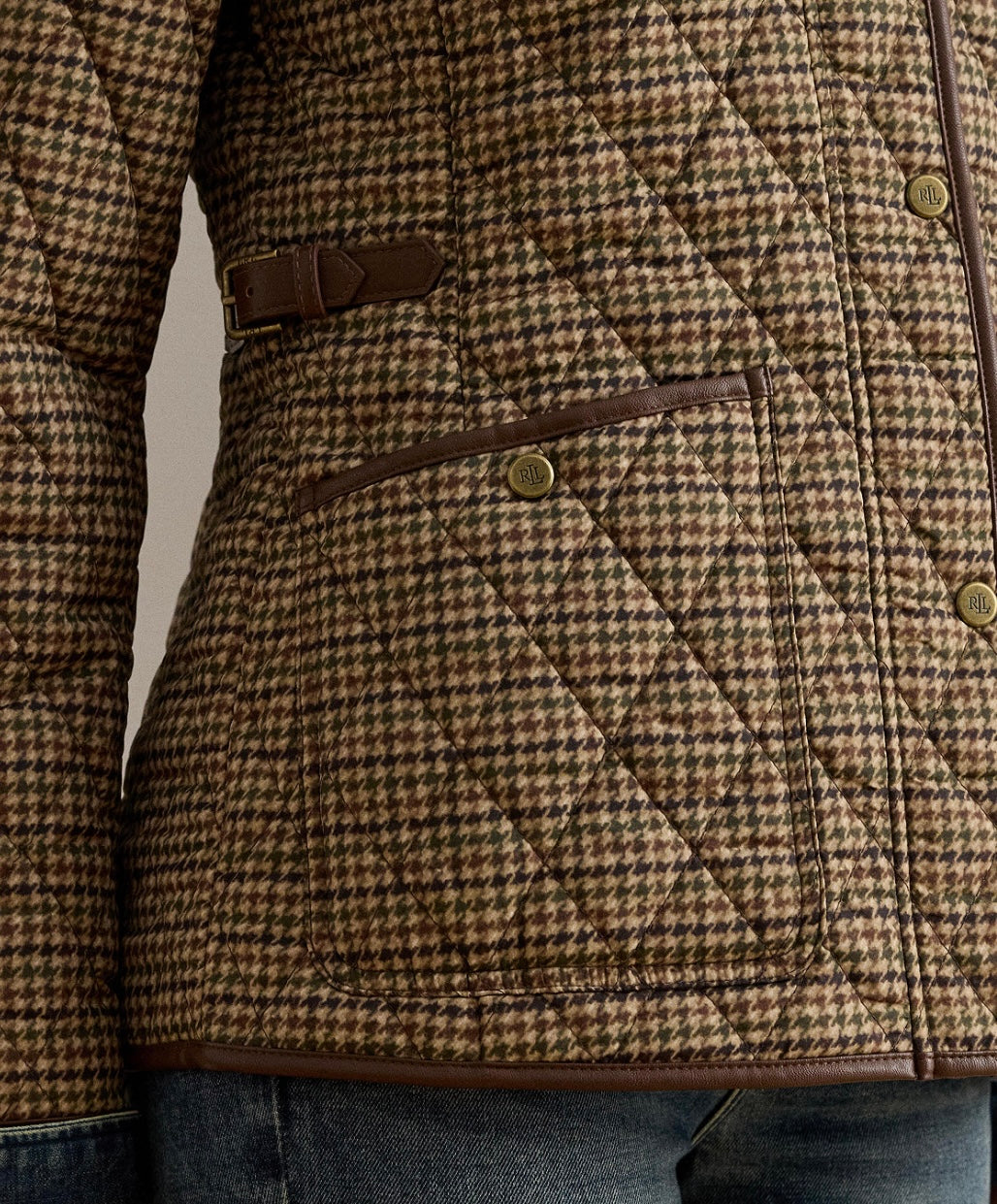 Ralph Lauren bayan kapitone mont