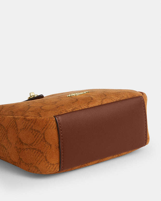 Hadley Mini Crossbody Bag In Signature Suede