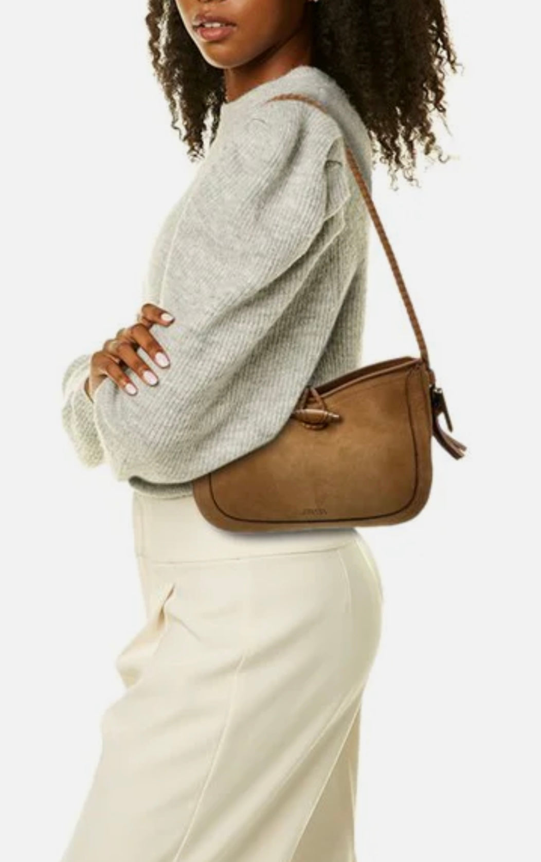 Vigo Suede Shoulder Bag