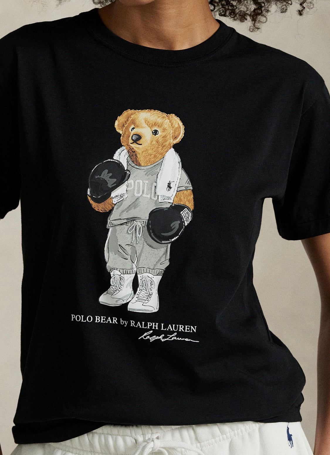 Ayıcıklı siyah Tshirt