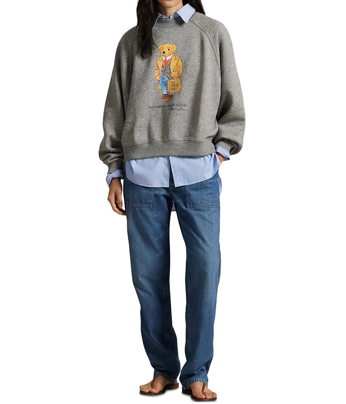 Ralph Lauren ayıcıklı oversize Sweatshirt
