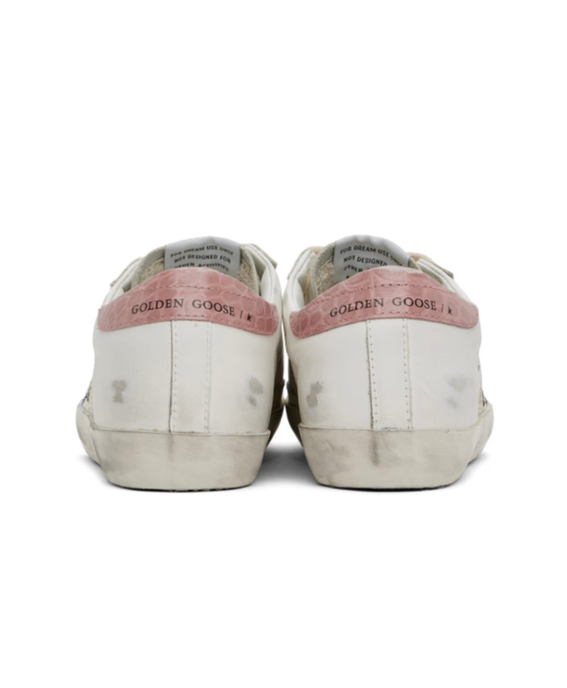 GOLDEN GOOSE
White & Pink Super-Star Classic Sneakers
