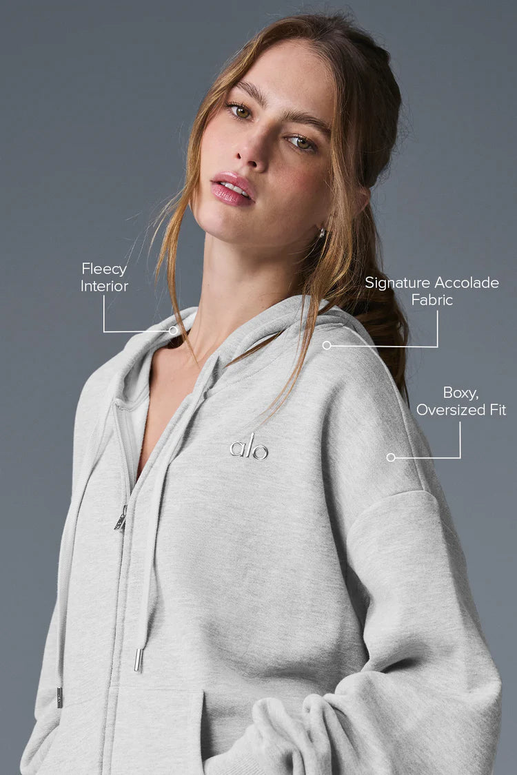 ALO YOGA Accolade Full Zip Hoodie RENKLER➡️