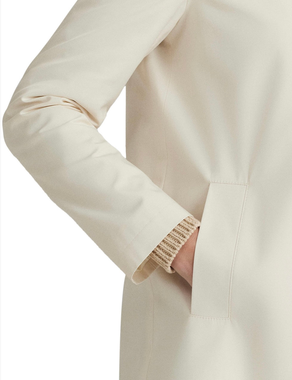 Ralph Lauren kapüşonlu trench coat
