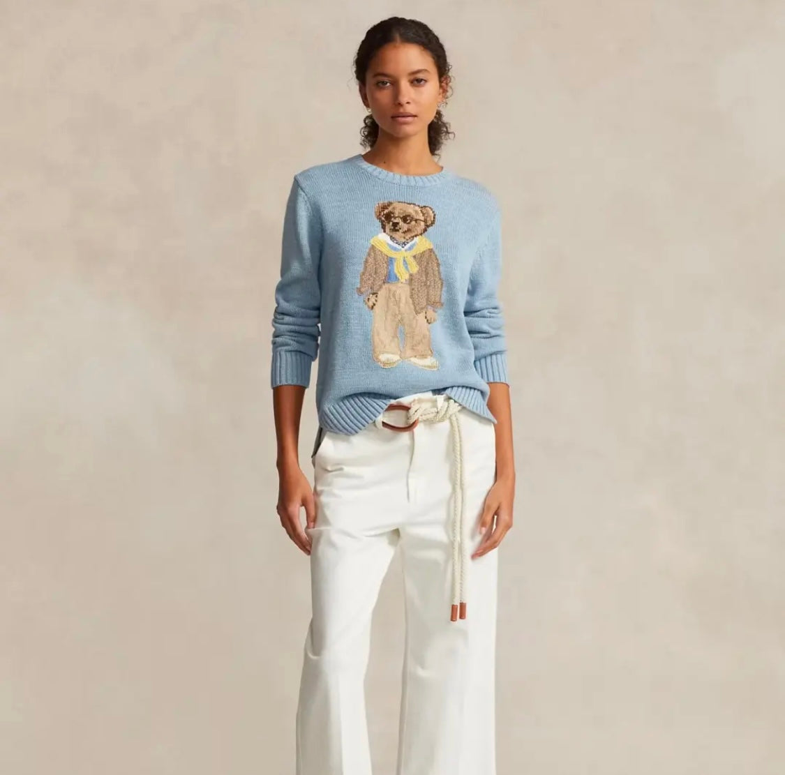Ralph Lauren ayıcıklı koton kazak