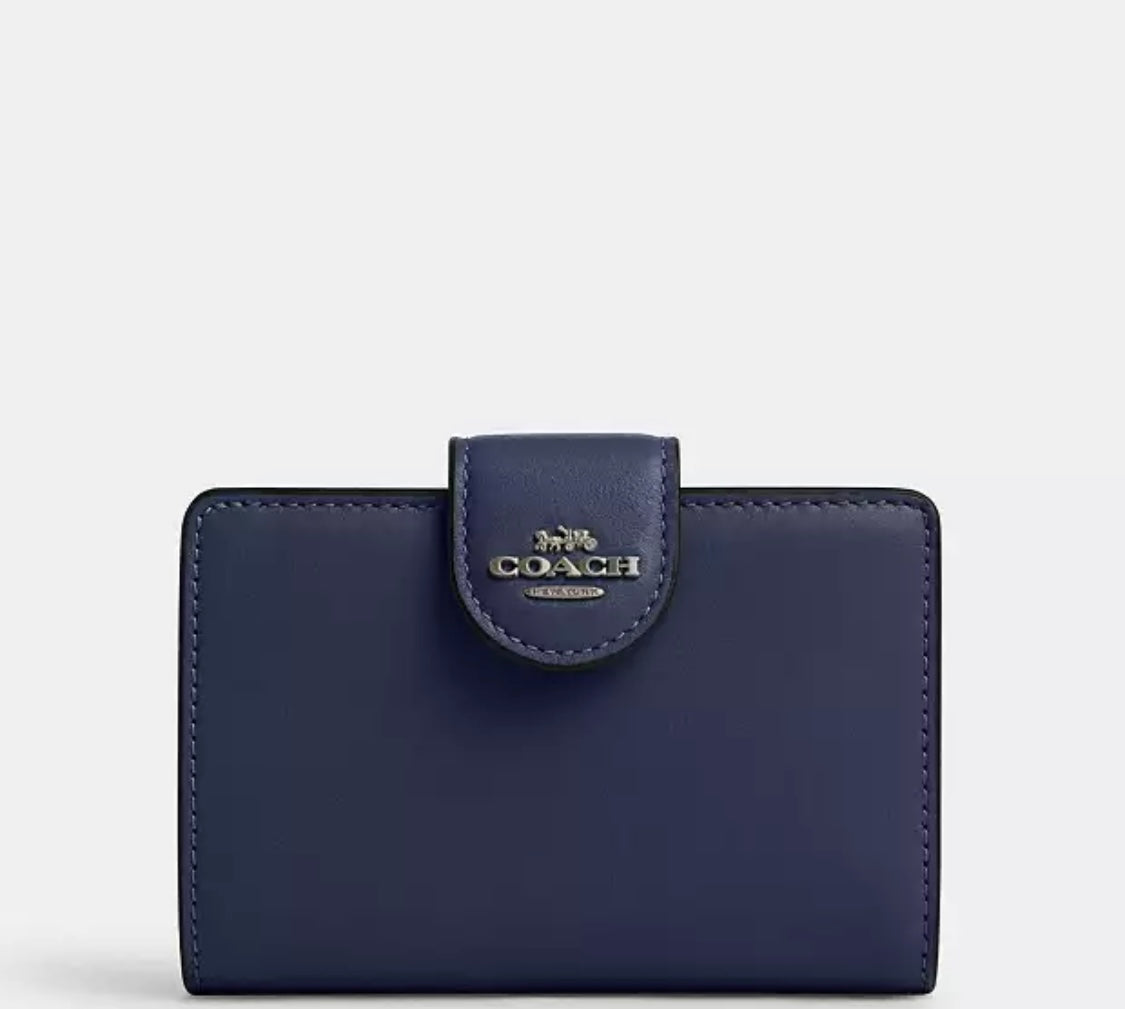 Medium Corner Zip Wallet In Signature Canvas Orta boy cüzdan RENKLER➡️