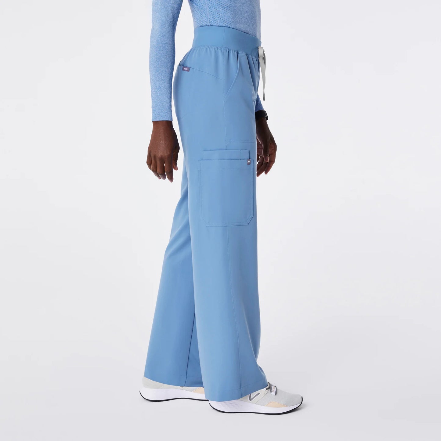 FIGS High Waisted Isabel Wide Leg Scrub Pants