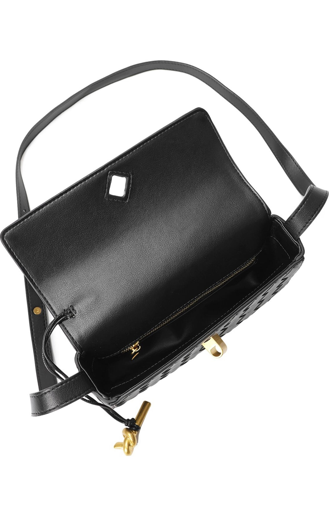 Hand Woven Leather shoulder bag