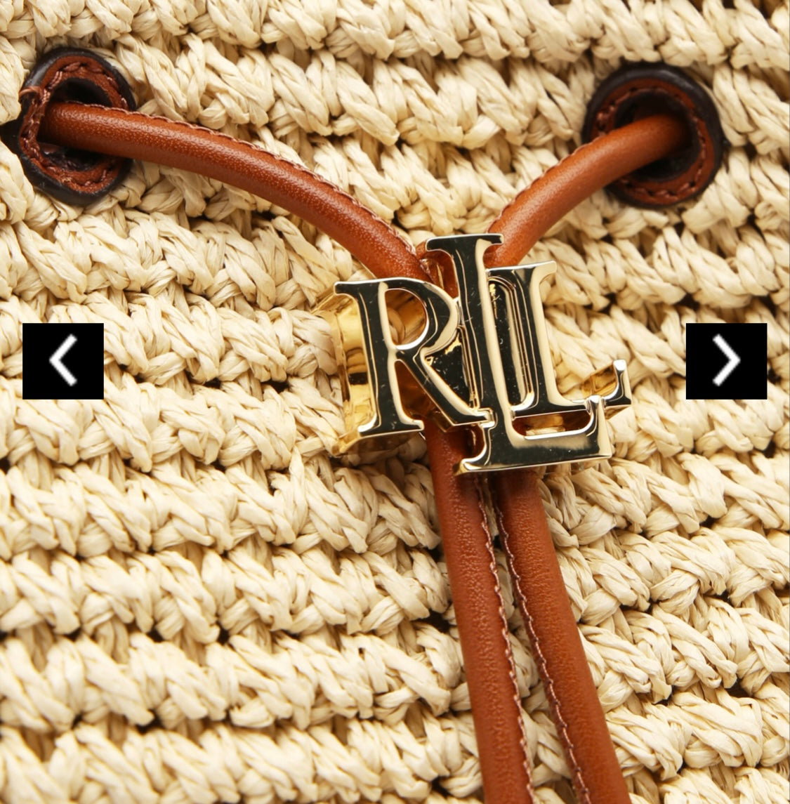 Ralph Lauren hasir çanta
