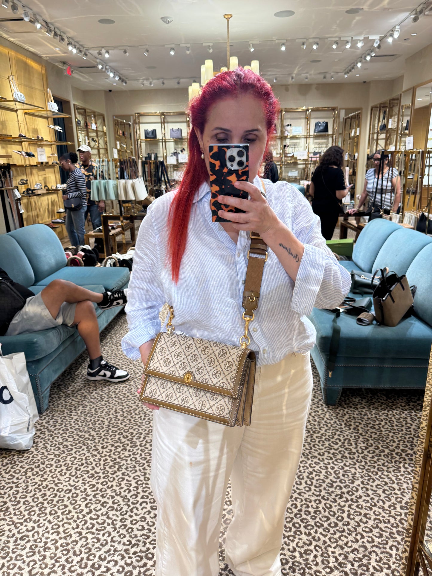 Tory Burch Logo shoulder & Crossbody