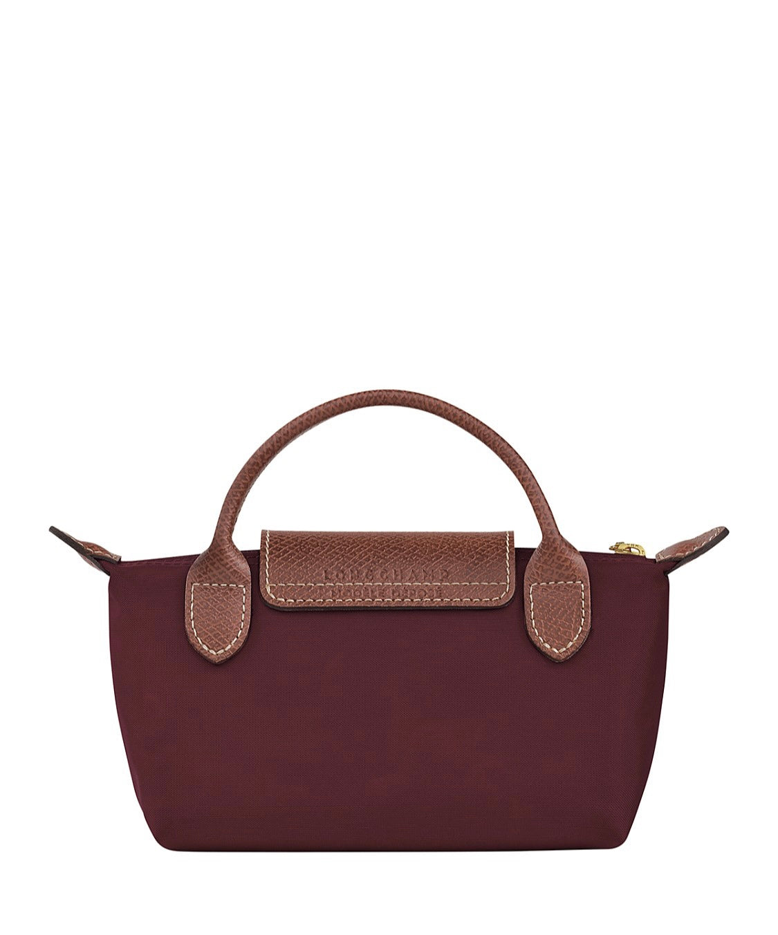 Le Pliage Mini Pouch/Burgundy-Gold