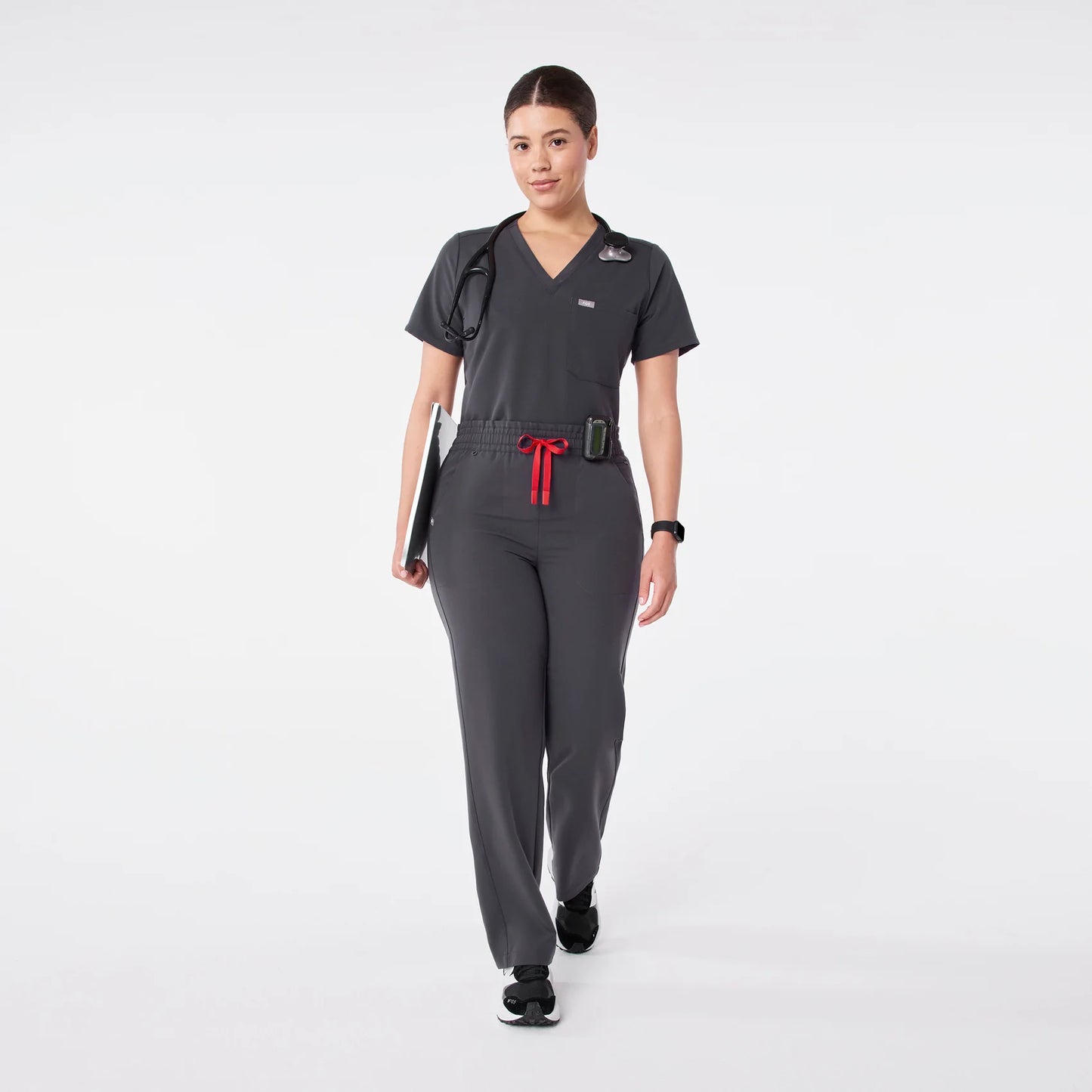 FIGS High Waisted Davia Straight Leg Scrub Pants
