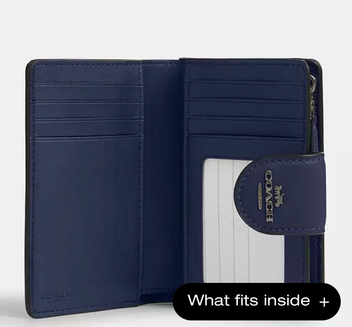 Medium Corner Zip Wallet In Signature Canvas Orta boy cüzdan RENKLER➡️