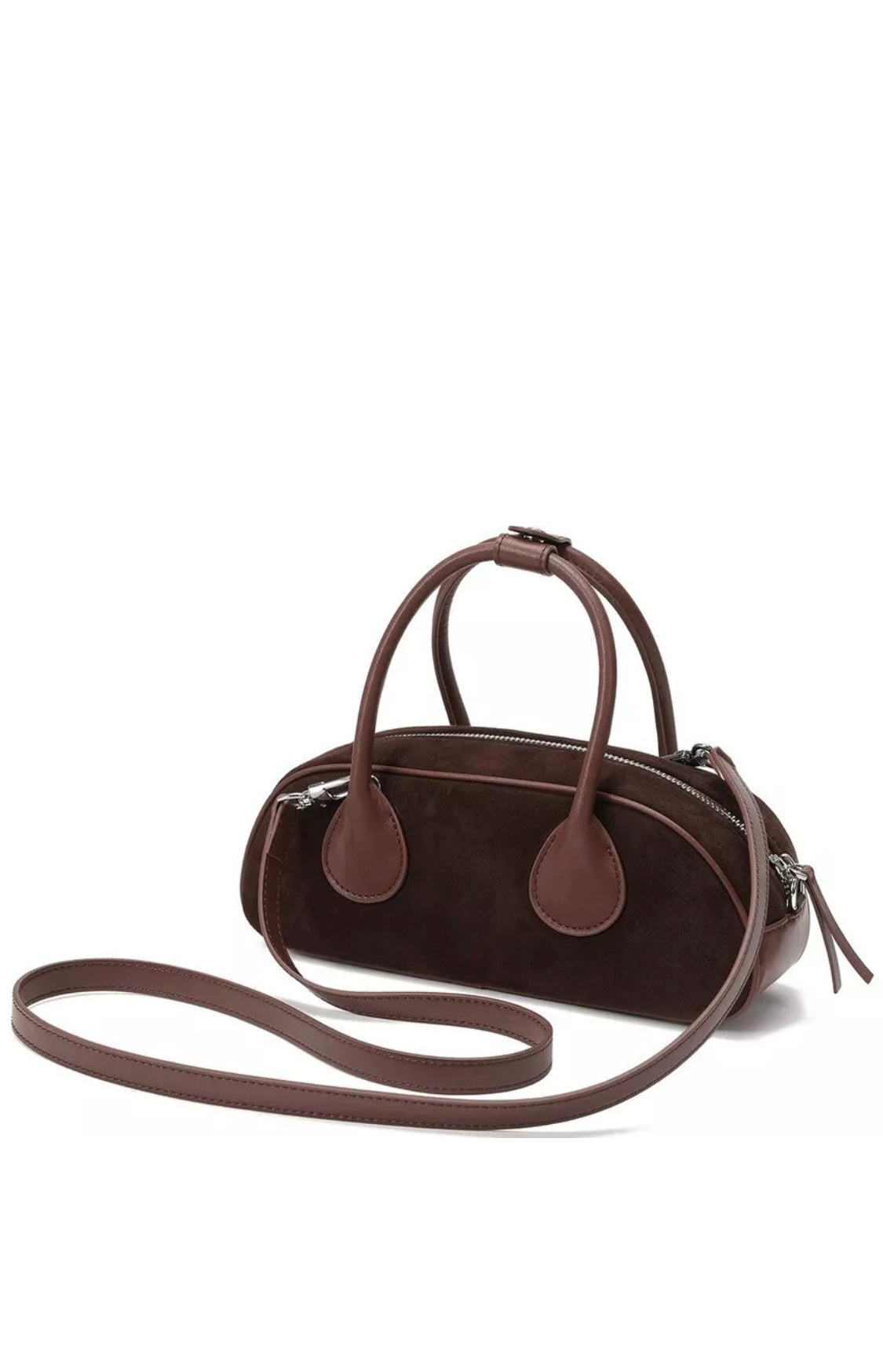 Tiffany & Fred Paris Suede & Leather Satchel RENKLER➡️