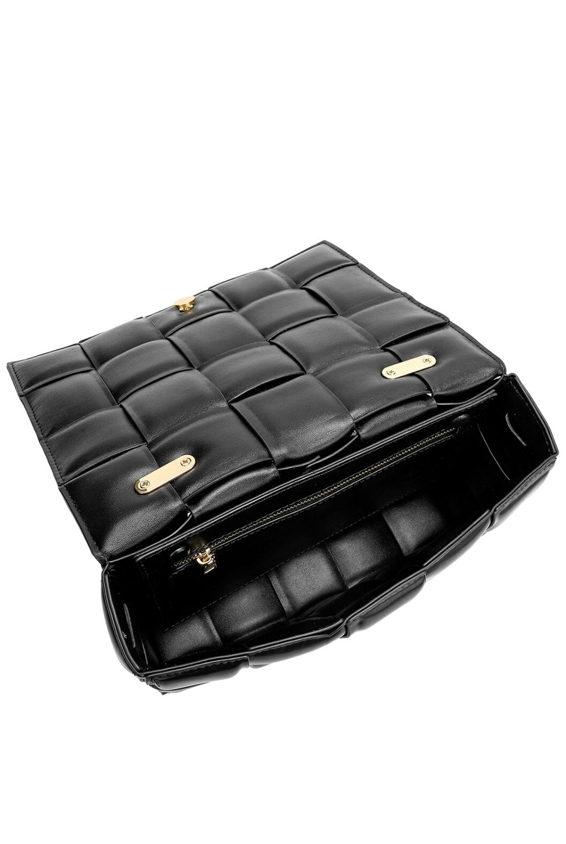 Smooth puffer shoulder bag