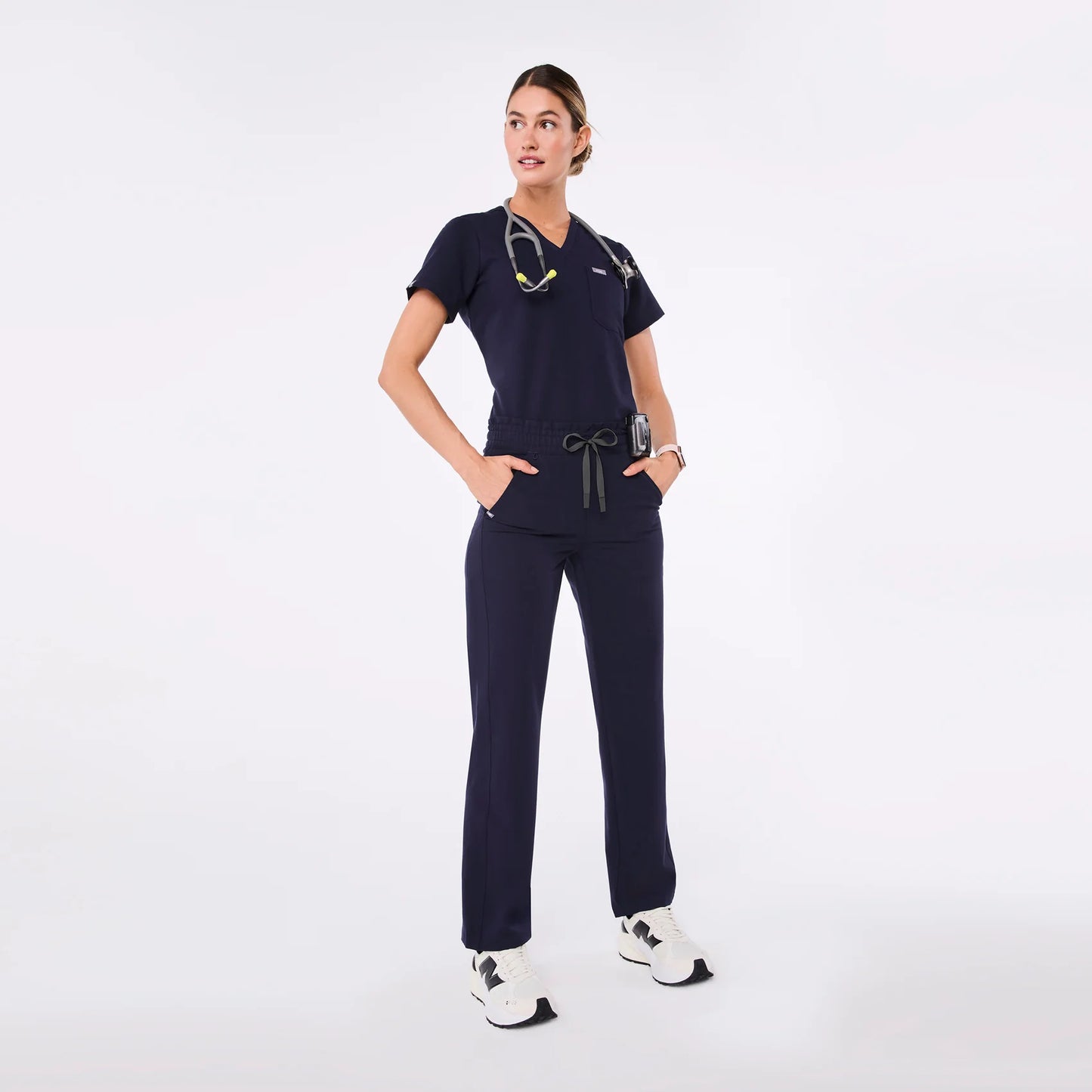 FIGS High Waisted Davia Straight Leg Scrub Pants