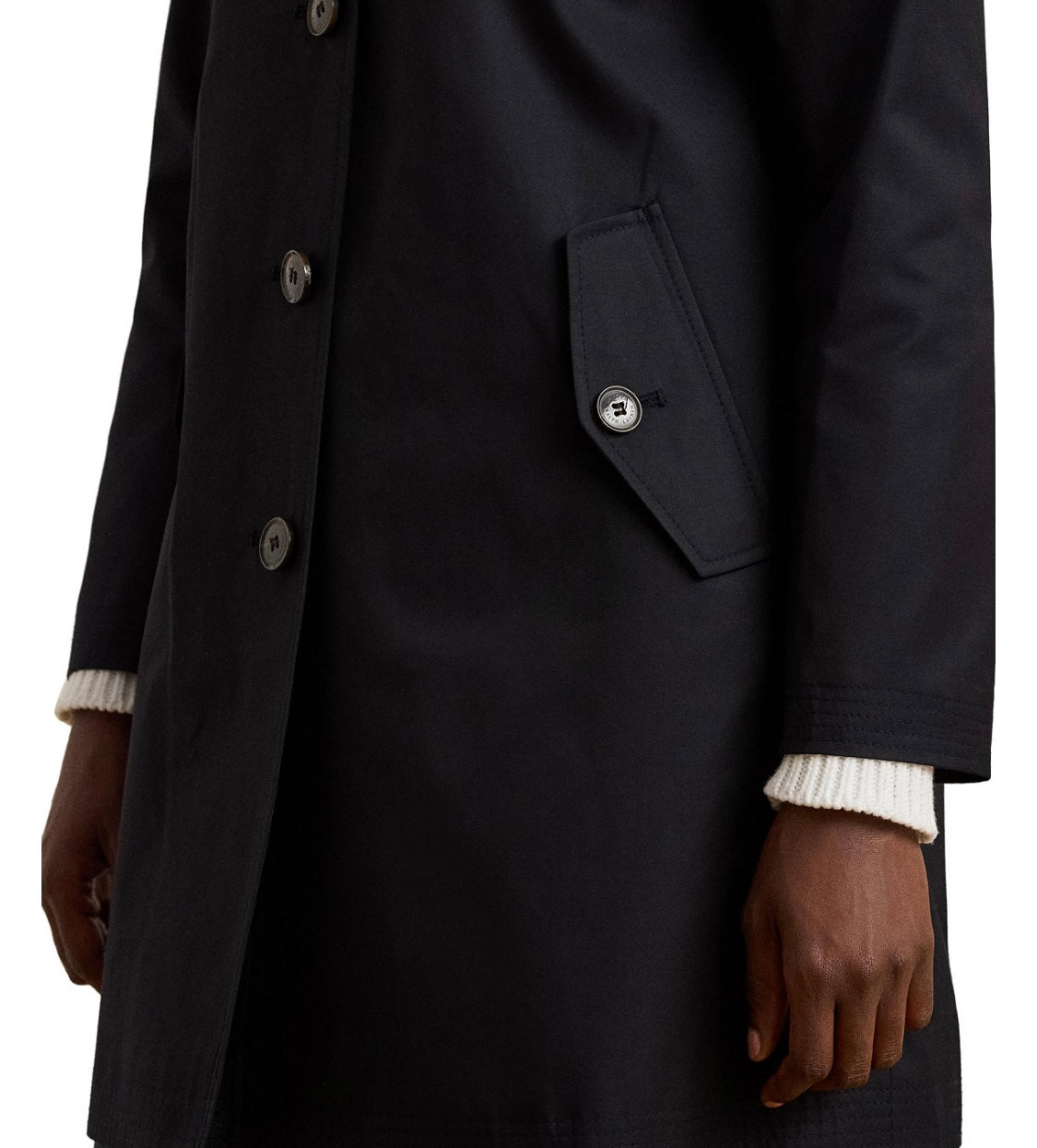 Ralph Lauren kapüşonlu trench coat