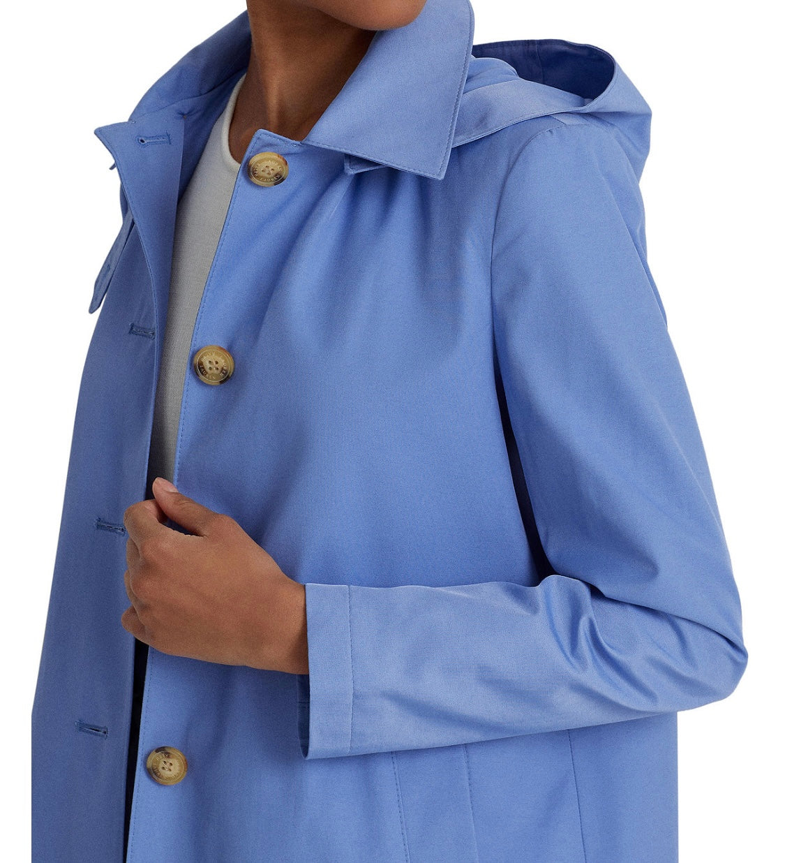 Ralph Lauren kapüşonlu trench coat