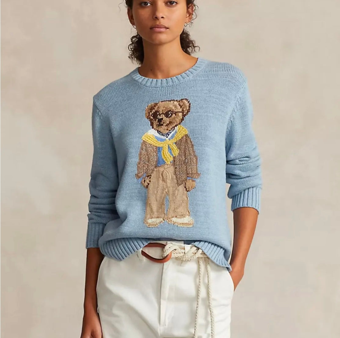 Ralph Lauren ayıcıklı koton kazak
