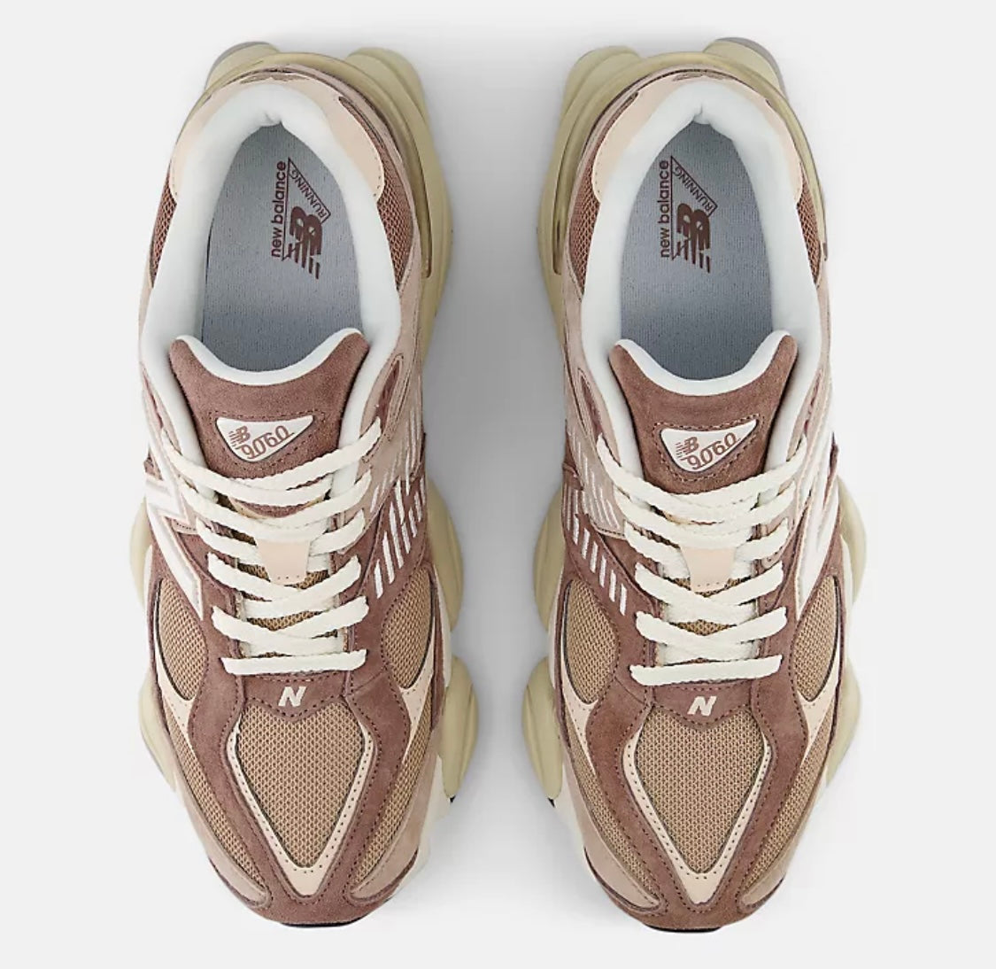 New balance Sparrow with flat taupe and vintage rose