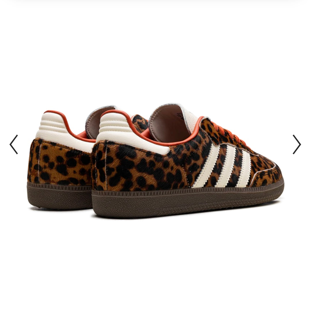 Adidas Samba OG Preloved Red Leopard