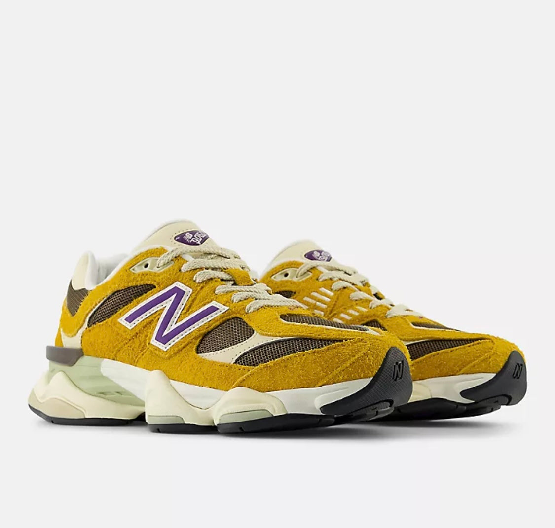 New balance 9060 Butterscotch with dark mushroom and concord grape