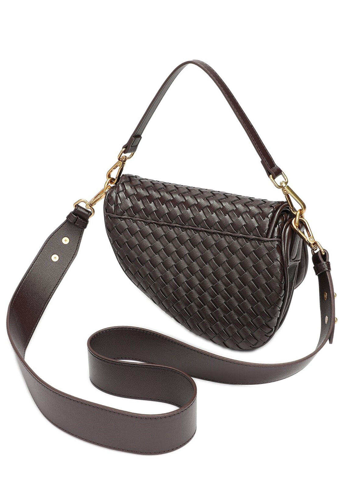 Tiffany Fred Saddle bag /koyu kahverengi