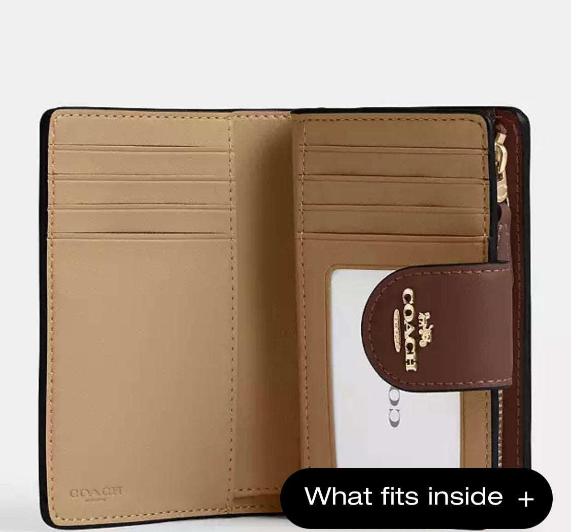 Medium Corner Zip Wallet In Signature Canvas Orta boy cüzdan RENKLER➡️