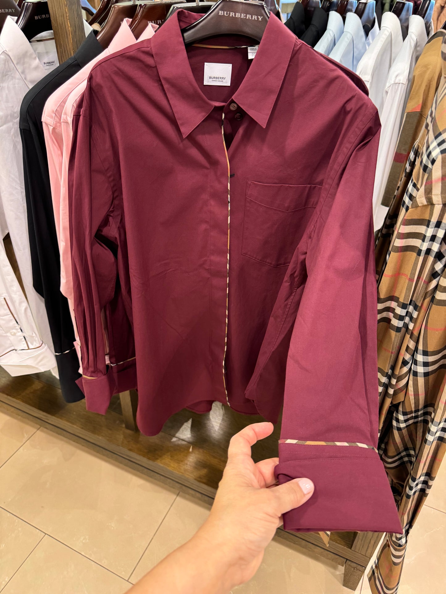 Burberry Poplin gömlek