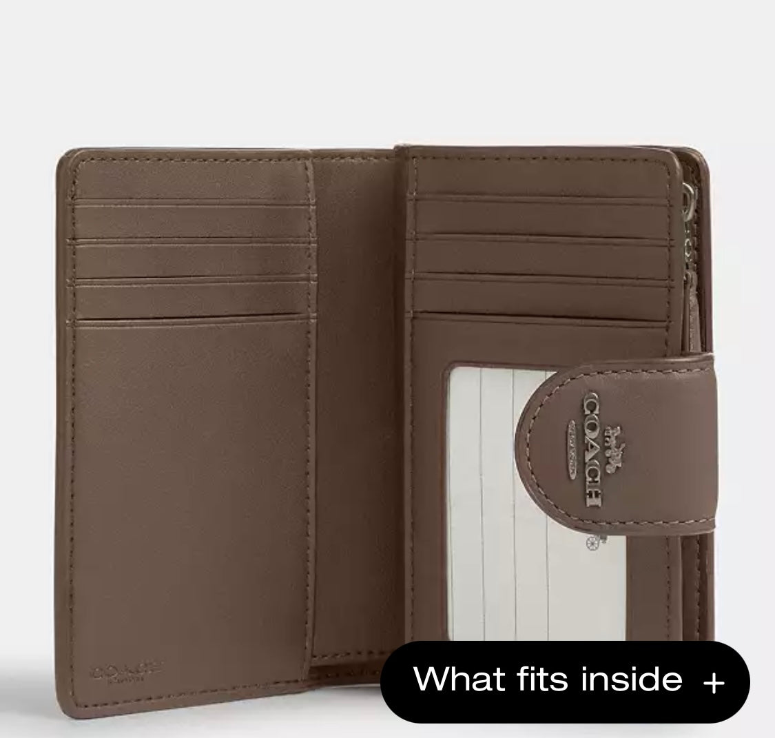 Medium Corner Zip Wallet In Signature Canvas Orta boy cüzdan RENKLER➡️