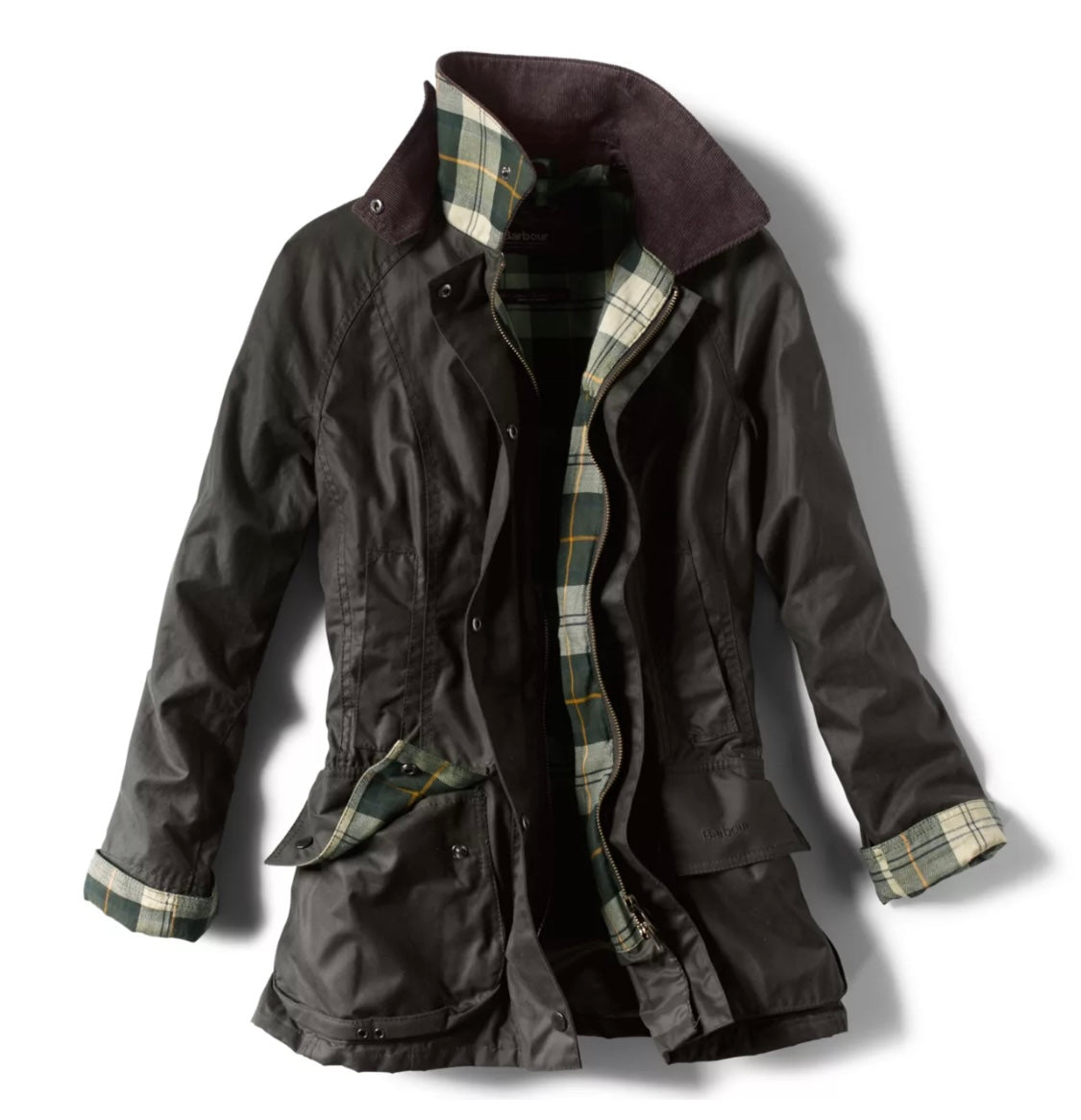 Barbour Beadnell Wax Jacket Sage