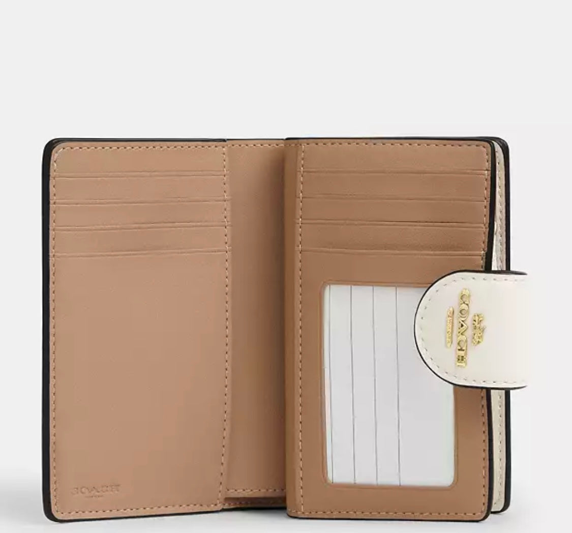 Medium Corner Zip Wallet In Signature Canvas Orta boy cüzdan RENKLER➡️