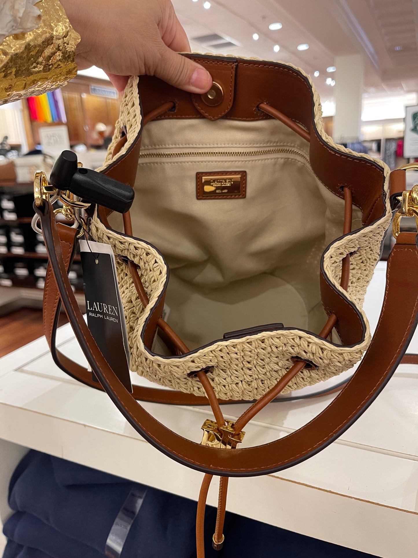 Ralph Lauren hasir çanta
