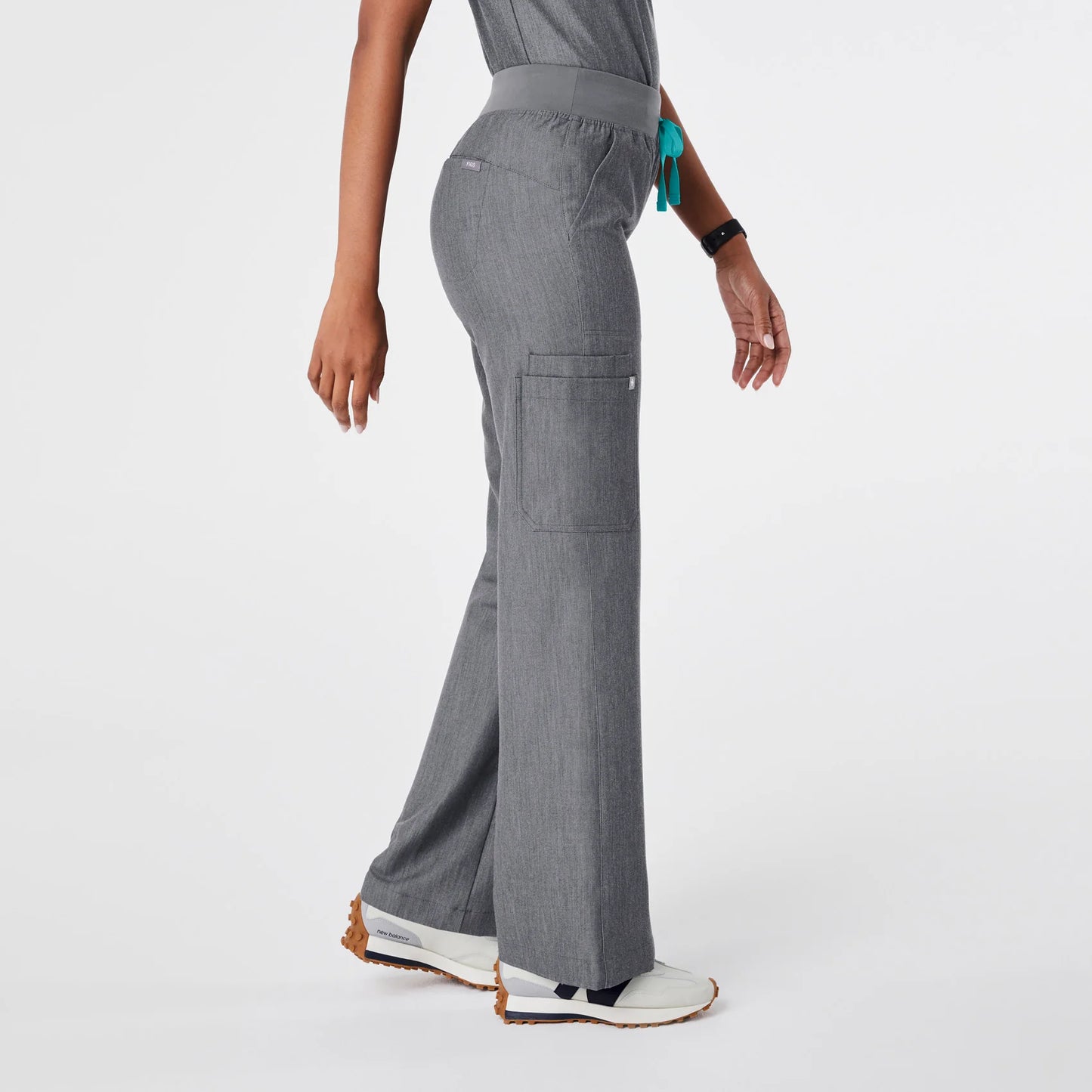 FIGS High Waisted Isabel Wide Leg Scrub Pants