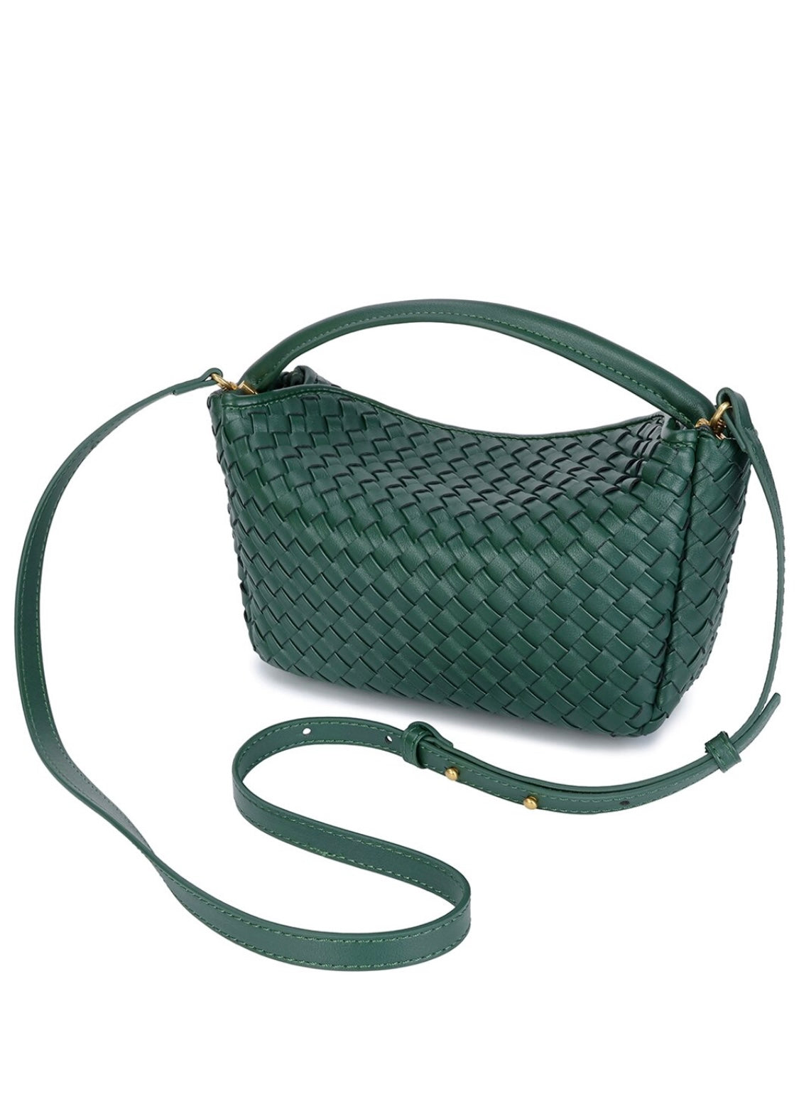 Tiffany Fred woven handle top crossbody