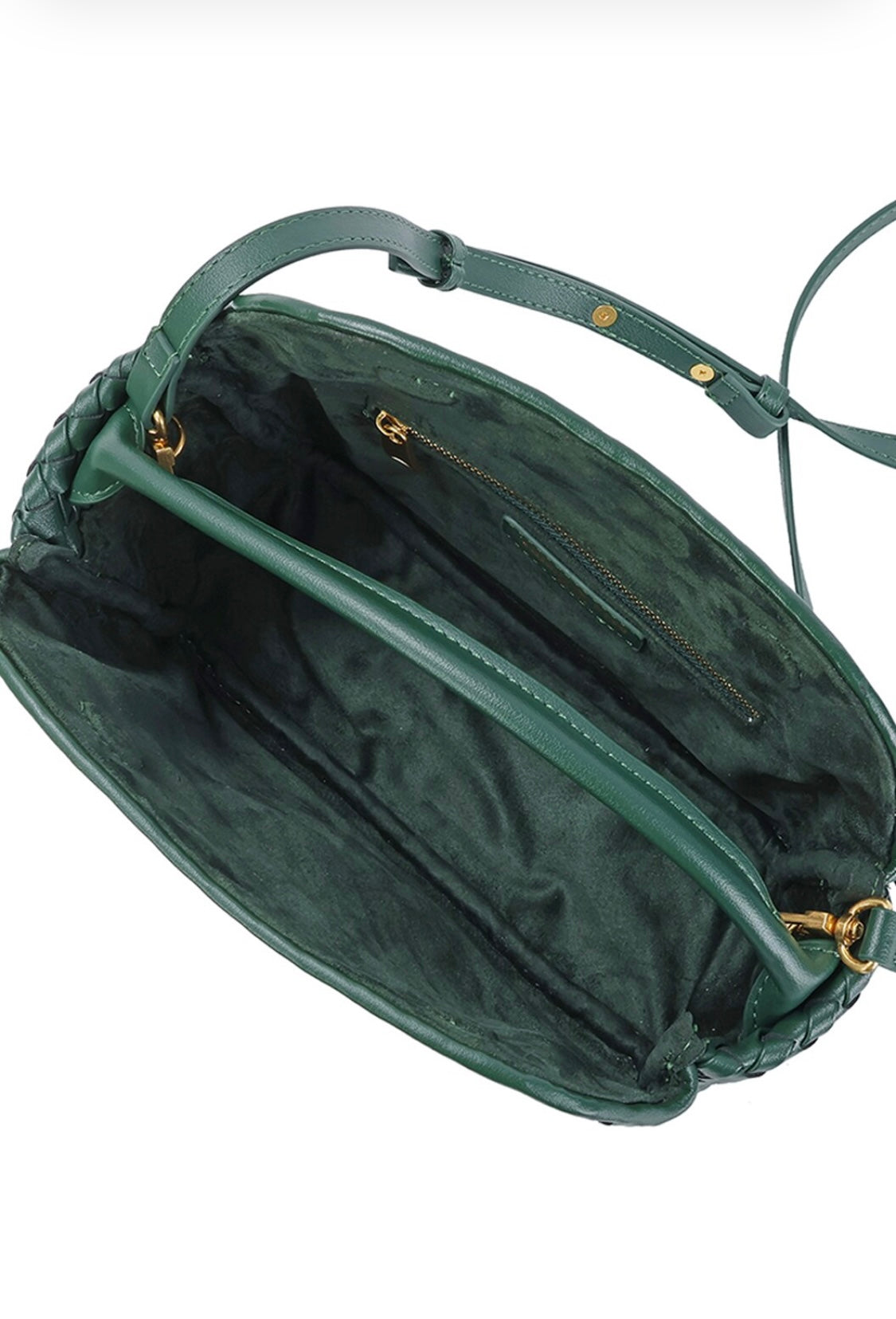 Tiffany Fred woven handle top crossbody