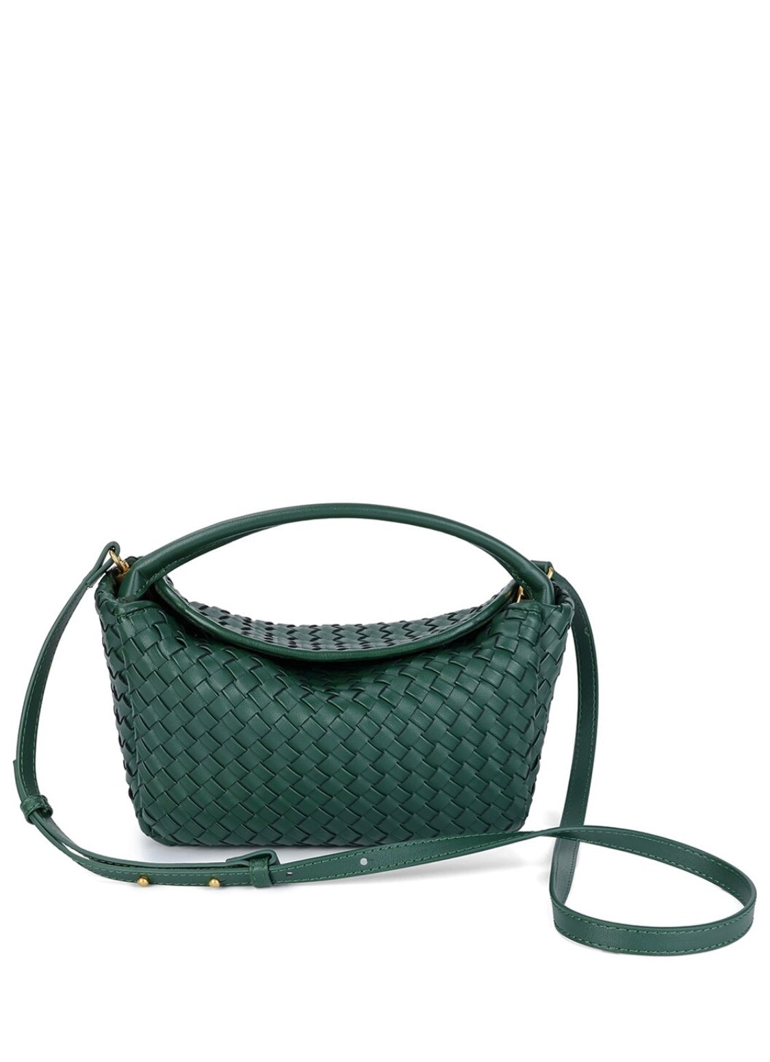 Tiffany Fred woven handle top crossbody
