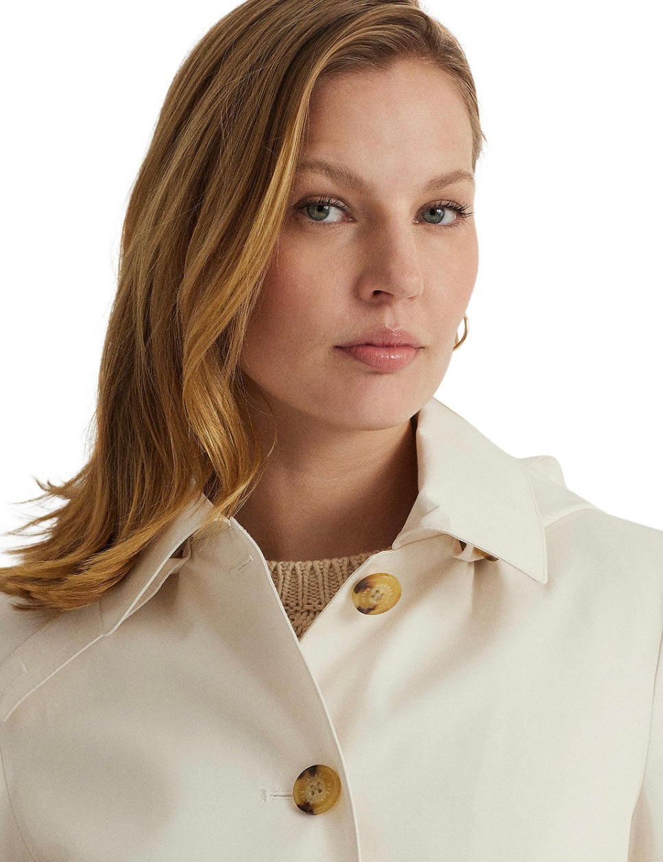 Ralph Lauren kapüşonlu trench coat