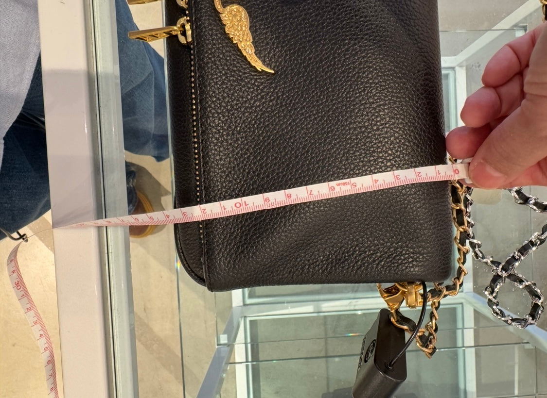 Zadig & Voltaire Rock Leather Shoulder Bag/ Gold Color