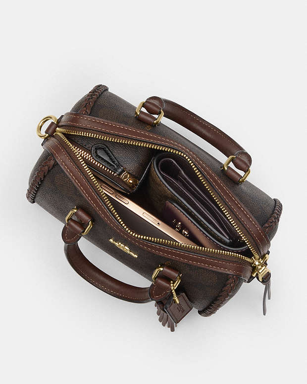 Mini Rowan Crossbody Bag In Signature Canvas