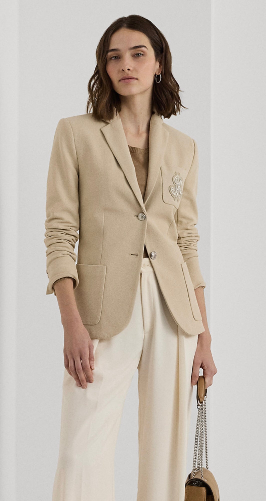 Ralph Lauren blazer ceketler Bej/Silver