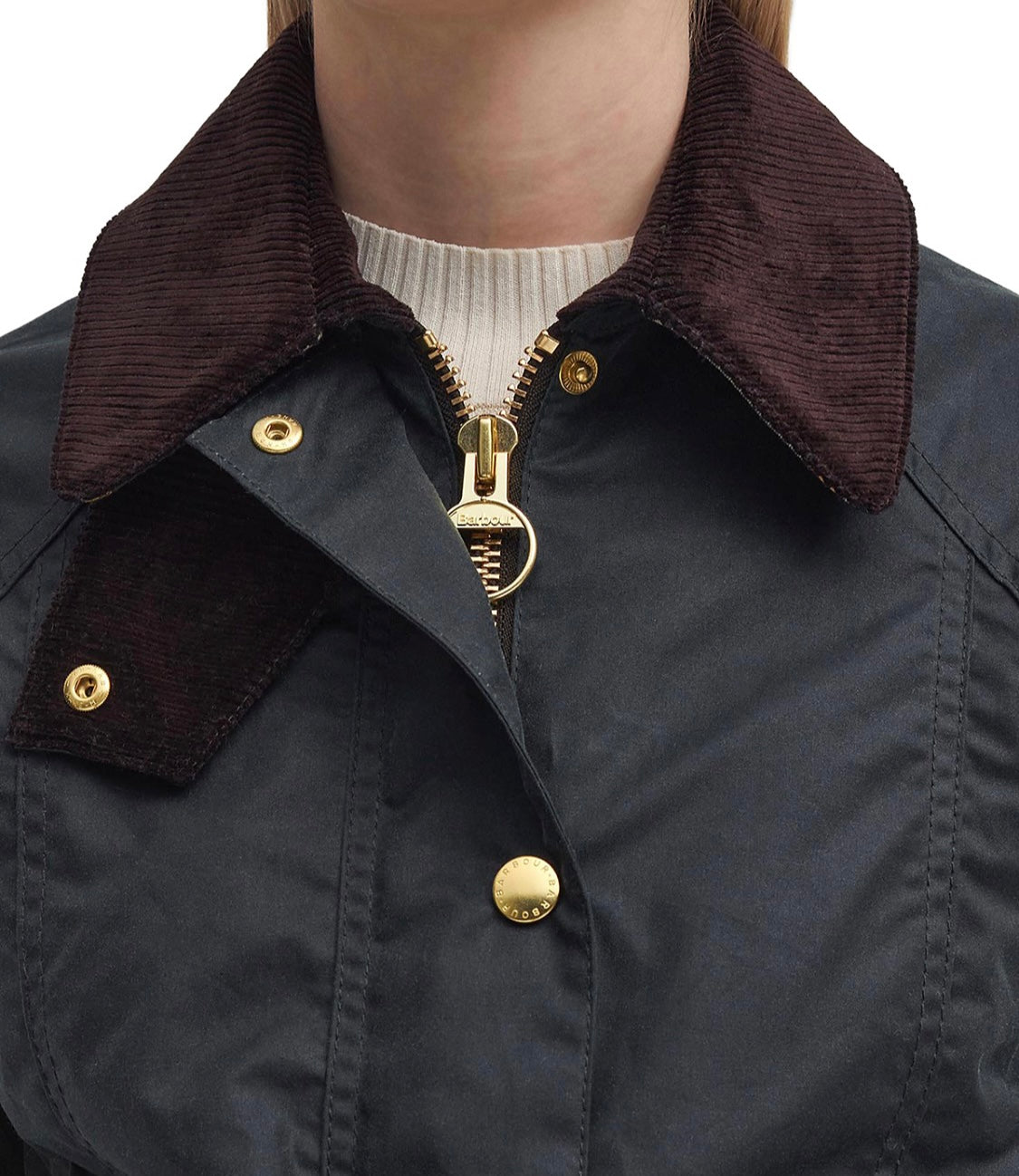 Beadnell Crop waxed cotton Jacket