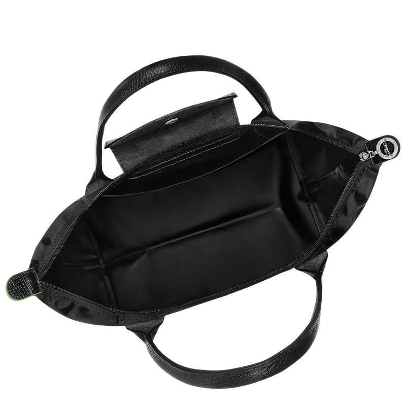 LE PLIAGE GREEN M TOTE BAG BLACK