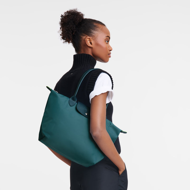 LE PLIAGE GREEN M TOTE BAG PEACOCK