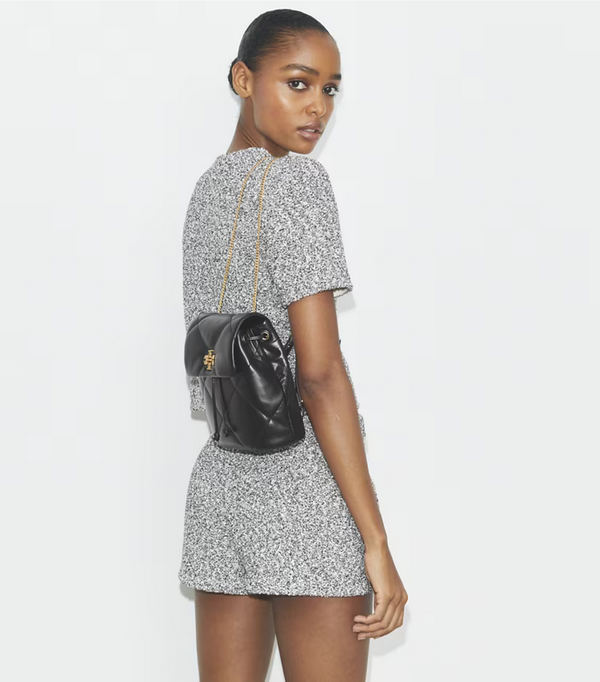 TORY BURCH MINI KIRA DIAMOND QUILT BACKPACK