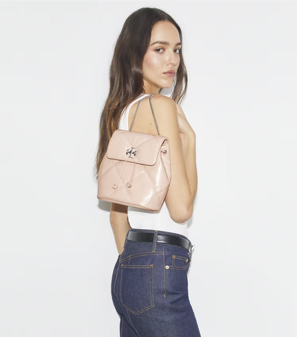 TORY BURCH MINI KIRA DIAMOND QUILT BACKPACK